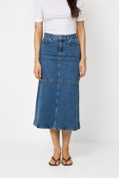 Solene Denim - Mid Denim Blue