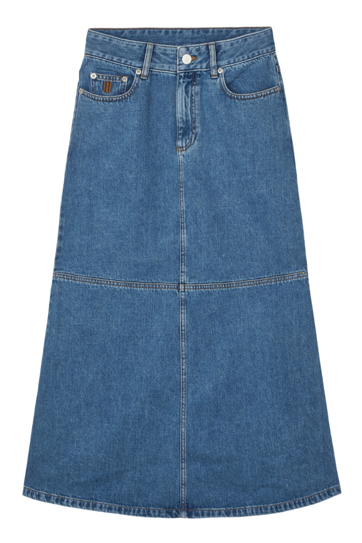 Solene Denim - Mid Denim Blue