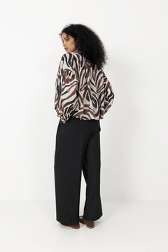 Rosalieiw Blouse - Haze Zebrah