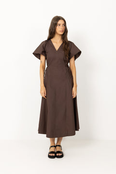 Raveniw Dress - Coffee Bean
