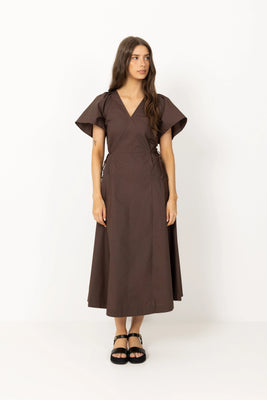 Raveniw Dress - Coffee Bean