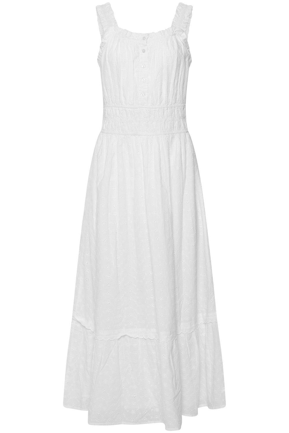 Vilja Cotton Maxi Dress - White