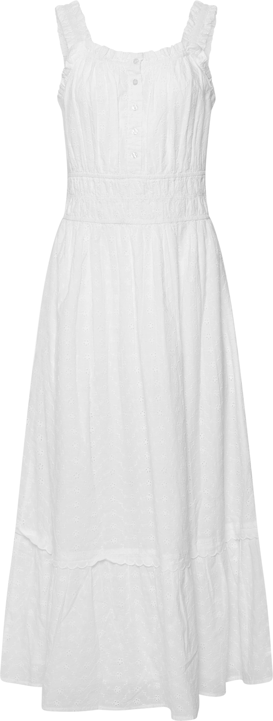 Vilja Cotton Maxi Dress - White