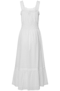 Vilja Cotton Maxi Dress - White