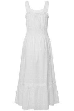 Vilja Cotton Maxi Dress - White