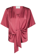 Casadia Heavy Sateen Blouse - Cherry Pink