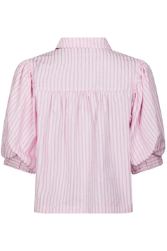 Etta Soft Stripe Stone Shirt - Light Pink