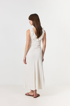 Jasma Linen Dress - Natural