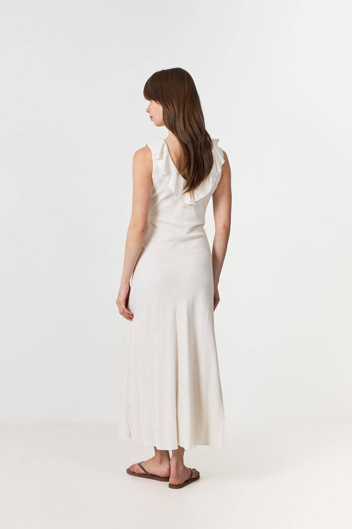 Jasma Linen Dress - Natural