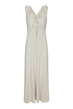 Jasma Linen Dress - Natural