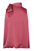 Veda Heavy Sateen Top - Cherry Pink