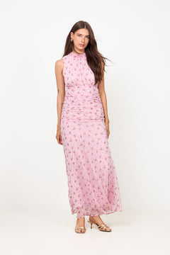 Dori Print Dress - Rose