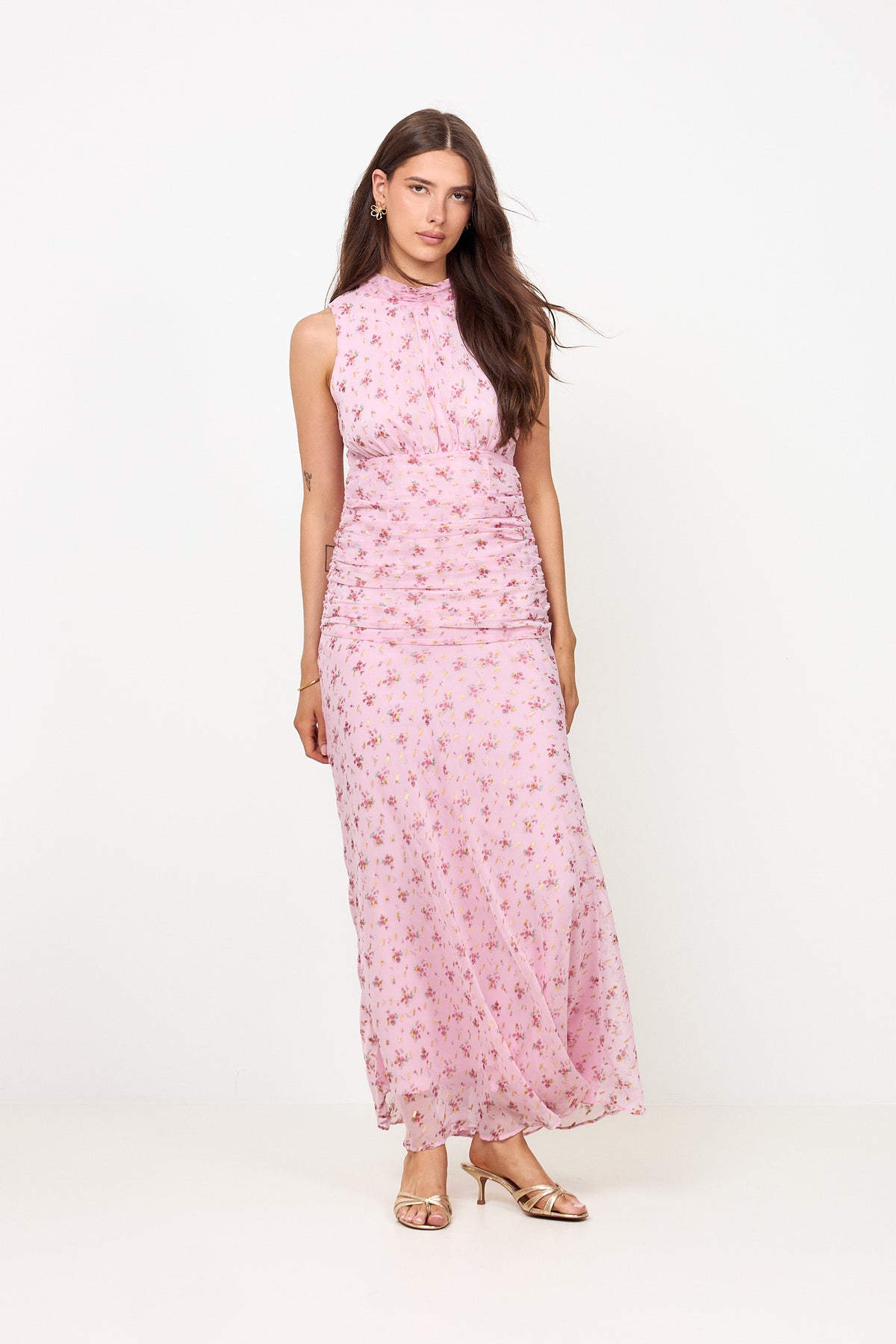 Dori Print Dress - Rose