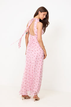 Dori Print Dress - Rose
