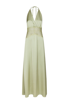 Jasine Heavy Sateen Dress - Mint