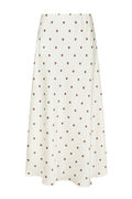 Bovary Dotted Skirt - Creme