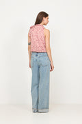 Veda Flower Top - Dusty Rose