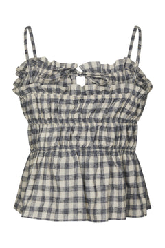 Seylor Check Top - Black