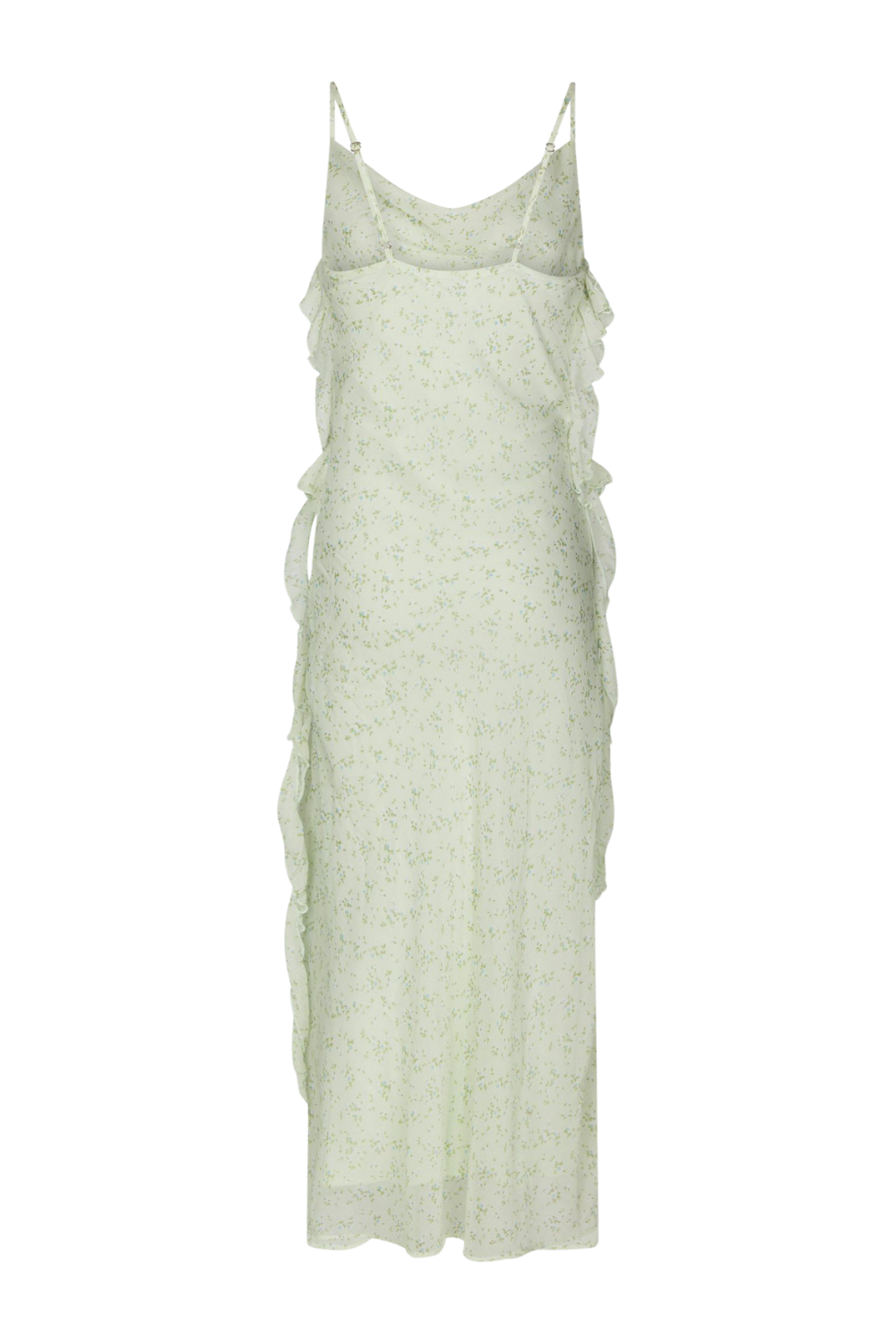 Belena Leafy Ditsy Dress - Light Green