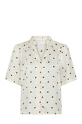 Torana Dotted Blouse - Creme