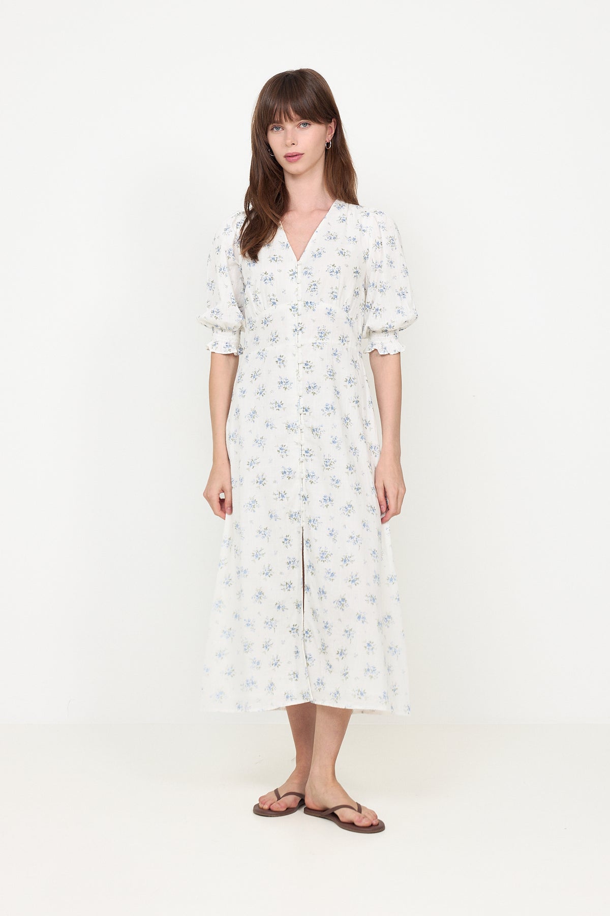Valley Flowing Dress - Light Blue