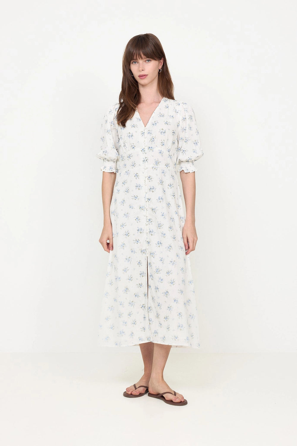 Valley Flowing Dress - Light Blue