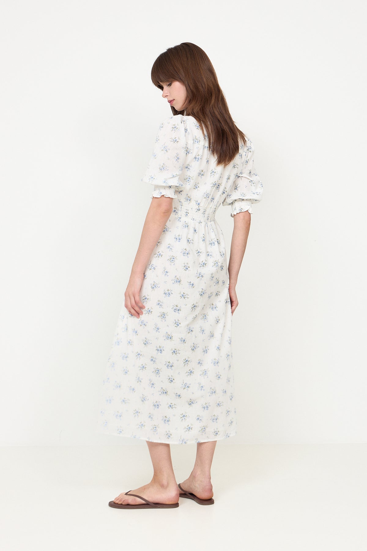Valley Flowing Dress - Light Blue