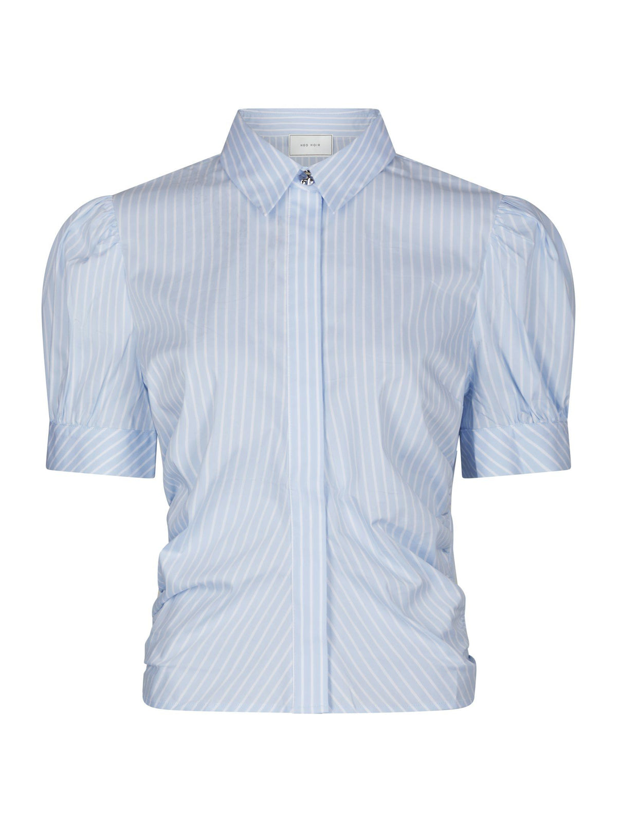 Frannie Soft Stripe Shirt - Light Blue