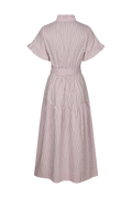 Nessie Structure Stripe Dress - Light Pink