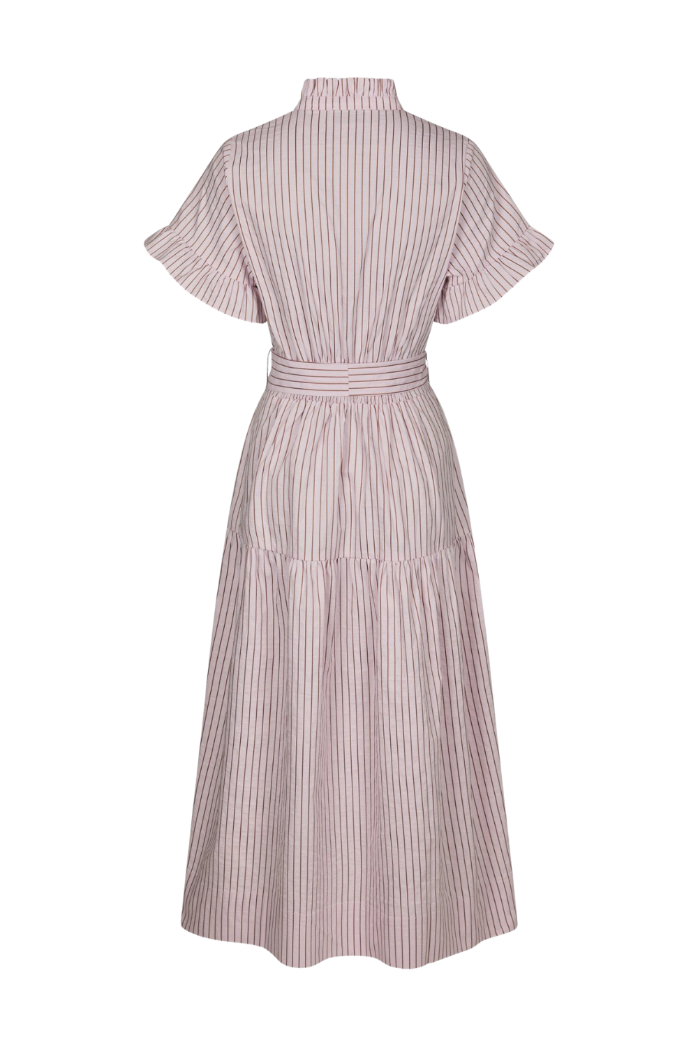 Nessie Structure Stripe Dress - Light Pink