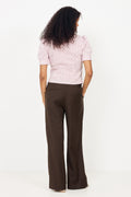 Frannie Structure Stripe Shirt - Light Pink