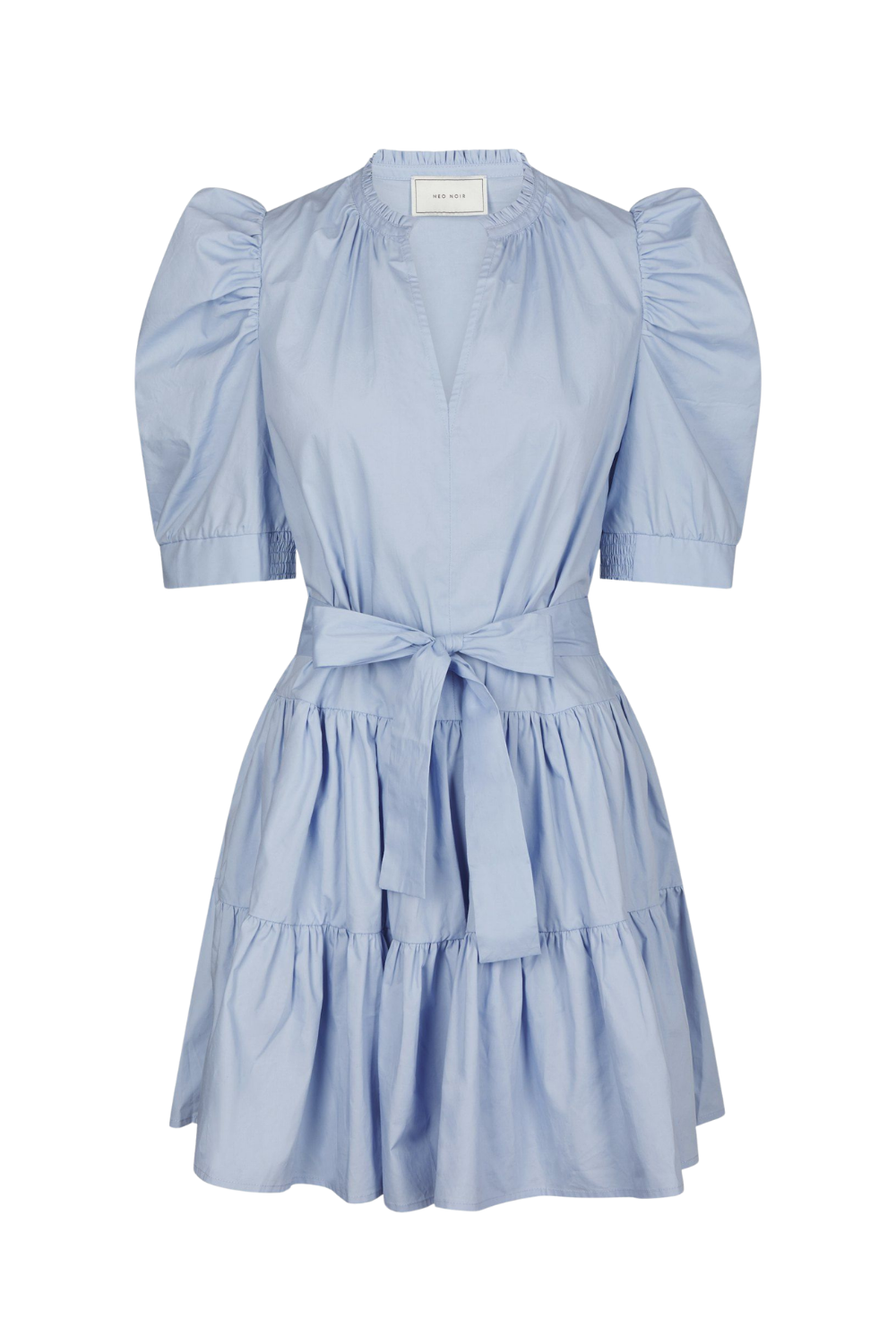 Tabbie Poplin Dress - Light Blue