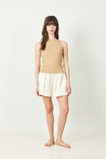 Silk Shorts - Ivory