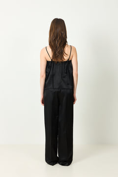 Silk Singlet - Black