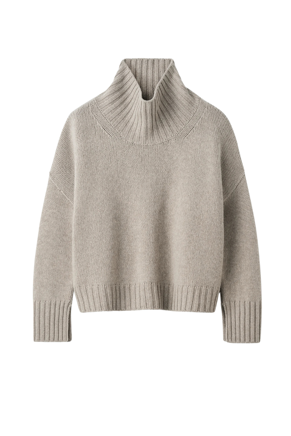 Girlfriend Turtleneck - Greige