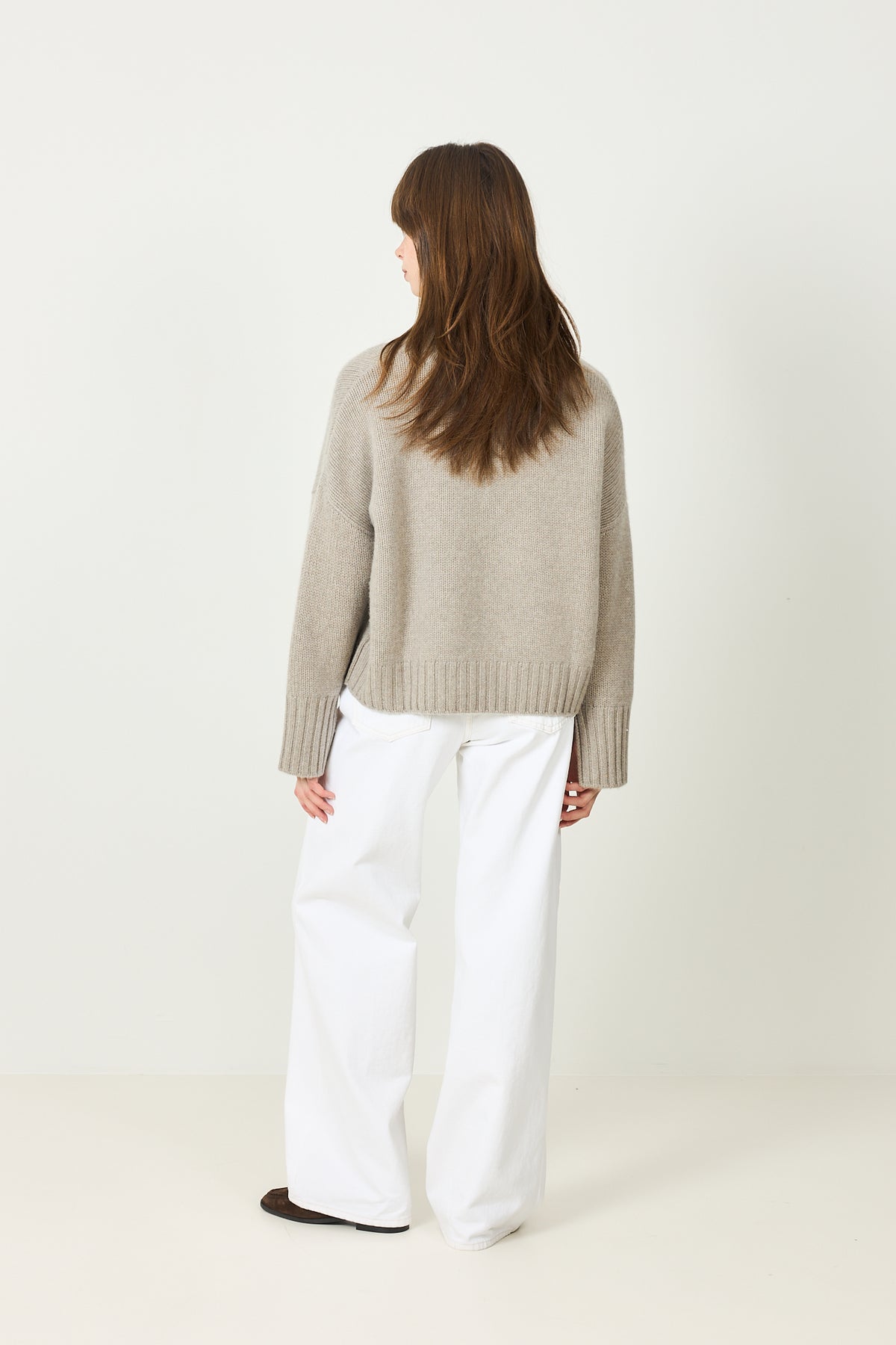 Girlfriend Turtleneck - Greige