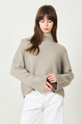 Girlfriend Turtleneck - Greige