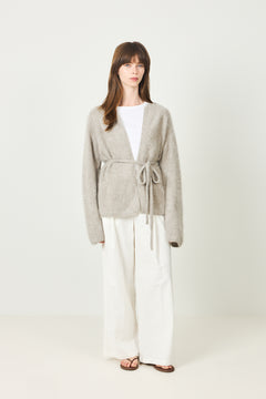 Brushed Cardigan - Greige