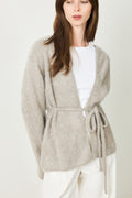 Brushed Cardigan - Greige