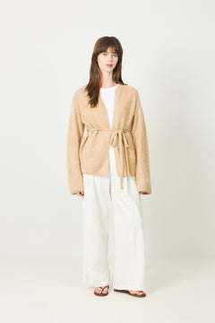 Brushed Cardigan - Camel