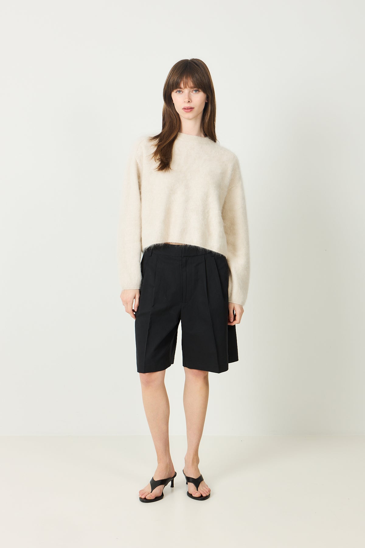 Brushed Crewneck - Chalk