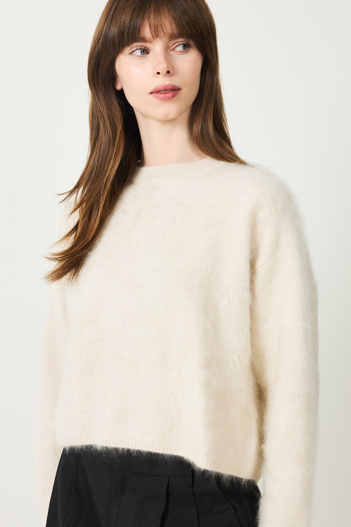 Brushed Crewneck - Chalk