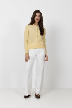 Nor Short Cardigan - Straw