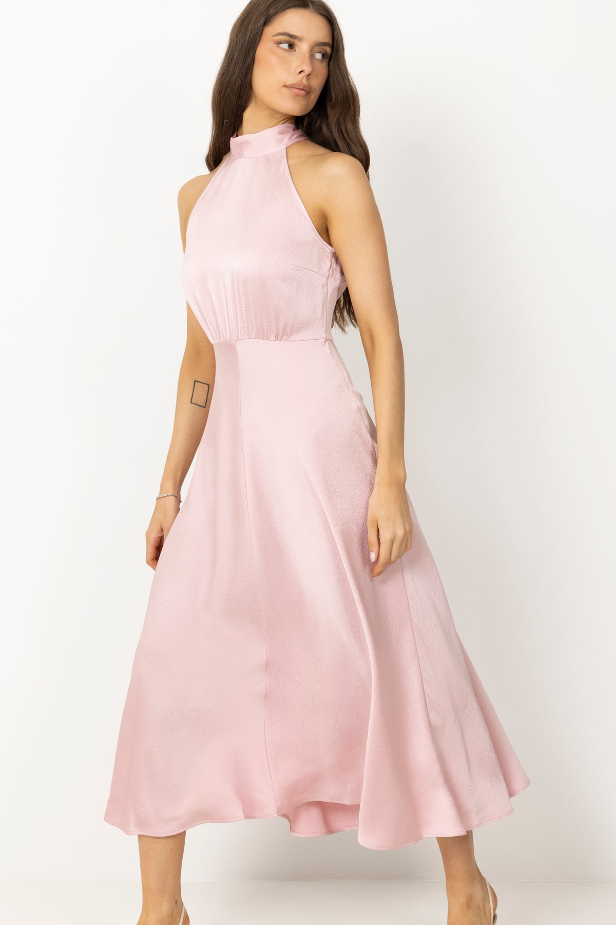 Rheo Dress - Bleached Mauve