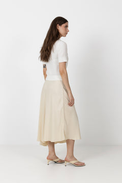 Sanoura SS Cardigan - Egret