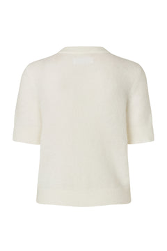 Sanoura SS Cardigan - Egret