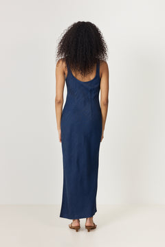 Sasunna Dress - Washed Denim