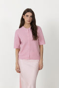 Saanoura Ss Cardigan - Bleached Mauve