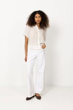 Saminna Ss Shirt - Egret