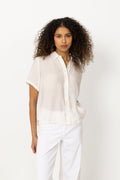 Saminna Ss Shirt - Egret